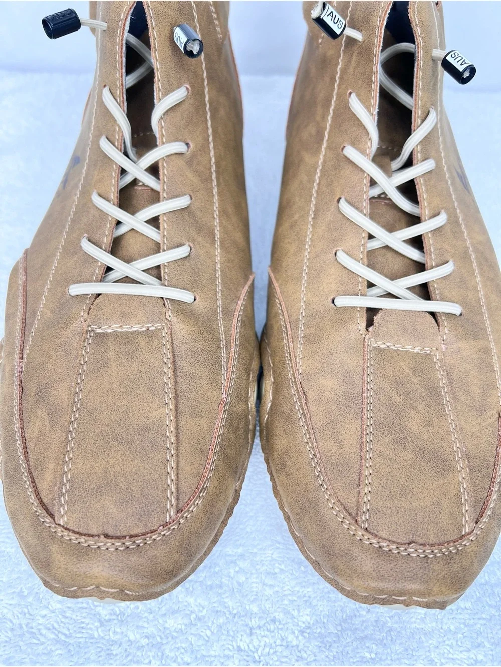 Salkin Lightweight Barefoot Shoes Mens 13 (47) Brown Lace Up High Top Comfort
